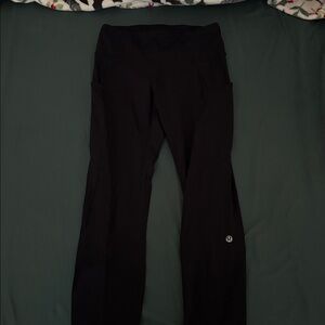 Lululemon Black Leggings with side pockets